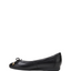 Womens Hush Puppies The Ballet Slipper Black Comfy Shoe