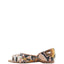 Womens Hush Puppies Wim Tuscan Multi Snake Flats Leather Slip-On Shoes