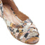 Womens Hush Puppies Wim Tuscan Multi Snake Flats Leather Slip-On Shoes