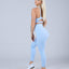 Womens MeanGRL© Sports Leggings Sky Blue