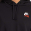Womens Nike Sportswear Club Fleece Black Oversized Cropped Pullover Hoodie