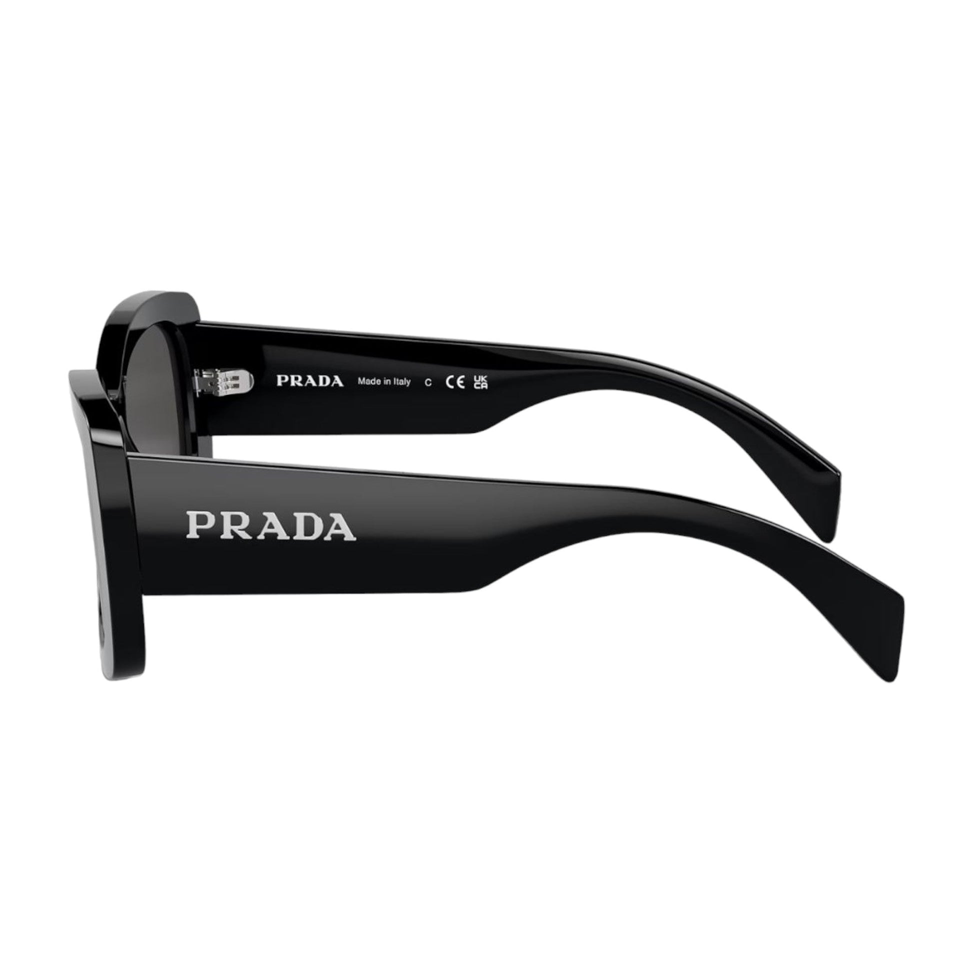 Womens Prada Sunglasses Pr A08s Black/ Dark Grey Sunnies