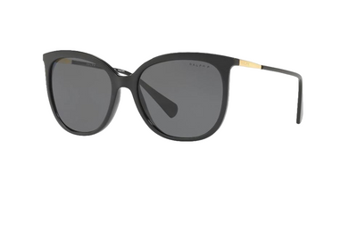 Womens Ralph Lauren Sunglasses Ra5248 Shiny Black/ Polar Dark Grey Sunnies