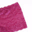 Womens Sexy "Plus Size" Lace Boyleg Underwear Panties Hot Pink Lingerie