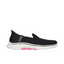 Womens Skechers Go Walk 7 - Daley Black/Hot Pink Walking Shoes