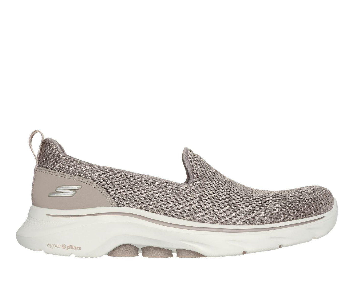 Womens Skechers Go Walk 7- Razi Taupe Walking Shoes