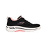 Womens Skechers Go Walk Arch Fit Unify Black/Pink Athletic Shoes