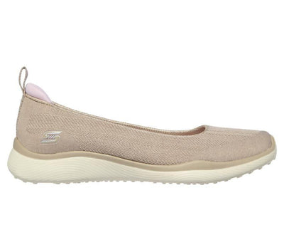 Womens Skechers Microburst 2.0 - Nice Form Taupe/Lavender Slip On Shoes