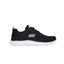 Womens Skechers Track - New Staple Black/White Sneaker Shoes