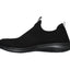 Womens Skechers Ultra Flex - First Take Wide Black/Black Running Sport Shoes