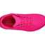 Womens Skechers Uno - Neon Nights Hot Pink Lace Up Sneaker Shoes