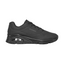 Womens Skechers Uno - Slip Resistant Black Lace Up Sneaker Shoes