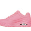 Womens Skechers Uno - Stand On Air Coral Lace Up Sneaker Shoes