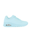Womens Skechers Uno - Stand On Air Light Blue Lace Up Sneaker Shoes