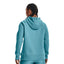 Womens Under Armour Rival Fleece Logo Glacier Blue Hoodie