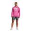 Womens Under Armour Rival Fleece Logo Pink Edge Hoodie