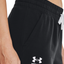 Womens Under Armour Rival Terry Jogger Black Athletic Trackies