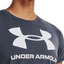 Womens Under Armour Sport Style Logo Short Sleeve Charcoal Shirt