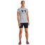 Womens Under Armour Sport Style Logo Short Sleeve Grey Shirt