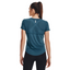 Womens Under Armour Streaker Static Blue Reflective Short Sleeve Athletic Shirt