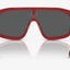 Womens Versace Sunglasses Ve4439 Red/ Dark Grey Sunnies