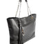 Womens Vky Original Gemma Tote Classic Large Leather Bag Handbag - Black