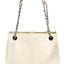 Womens Vky Original Leila Shoulder Classic Leather Bag Handbag - Cream