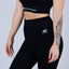 Womens Wrinkle© CROP TOP Dark Angel