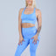 Womens Wrinkle© CROP TOP Sky Blue