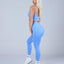 Womens Wrinkle© Sports Leggings Sky Blue