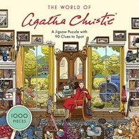 World of Agatha Christie: 1000-piece Jigsaw, The: 1000-piece Jigsaw with 90 clues to spot