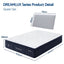 RoomSense Queen 34cm Gel Cooling Tencel Mattress Bundle with 2 Pillows