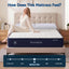 RoomSense Queen 26cm Firm Pocket Spring Mattress Bundle with 2 Pillows