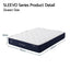 RoomSense Queen Mattress, 26cm Orthopedic Firm Mattress for Back Pain Relief, Pocket Spring Hybrid Mattress Queen Size for Home & Rental