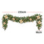 Jingle Jollys 2.7M Christmas Garland 8 Mode LEDs Timing 200 Tips Flowers Balls