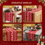 Jingle Jollys Christmas Table Runner Reindeers 270x28CM Dining Party Decor Red