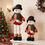 Jingle Jollys Christmas Snowman Ornament 40-56cm Telescopic Tabletop Decoration Doll, Adjustable Length For Tabletop, Window, Mantel, Indoor Holiday Decor
