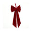 Jingle Jollys Red Velvet Christmas Bows Tree Decorations Xmas Ornaments