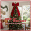 Jingle Jollys Red Velvet Christmas Bows Tree Decorations Xmas Ornaments