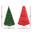 Jingle Jollys 2.4m Pre-Lit Christmas Tree 1488 LED Green with Red Storage Bag