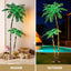 Jingle Jollys Christmas Tree 2.1m LED Lighted Xmas Palm Trees Party Decorations