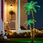 Jingle Jollys Christmas Tree 2.1m LED Lighted Xmas Palm Trees Party Decorations