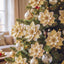 Jingle Jollys 10Pcs Christmas Tree Flower Set Garland Wreath Poinsettia Decorations