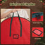 Jingle Jollys Christmas Garland Wreath Storage Bag Baubles Ornaments Container