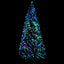 Jingle Jollys Christmas Tree 2.1M LED Xmas trees Optic Fibre Multi Colour