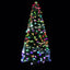 Jingle Jollys Christmas Tree 1.8M 6FT LED Xmas Multi Colour Lights Optic Fibre