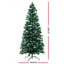 Jingle Jollys Christmas Tree 2.1M 7FT LED Xmas Multi Colour Lights Optic Fibre