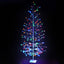 Jingle Jollys Christmas Tree 1.8M 176 LED Xmas Multicolour Lights Optic Fibre