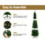 Jingle Jollys 1.8M Christmas Tree with Pre-Lit LED Lights Decoration 300 Tips