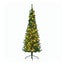 Jingle Jollys 1.8m Pre-Lit Christmas Tree Slim Pencil Xmas Tree Corner Tree